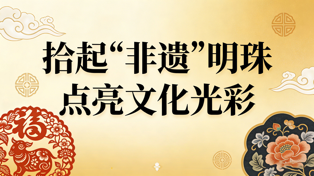 申论热点：拾起“非遗”明珠 点亮文化光彩
